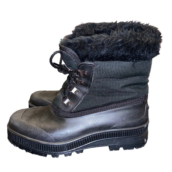 Vintage Sorel Kaufman Winter Boots Women's size 7 Waterproof Canada Green/Black - Picture 7 of 11